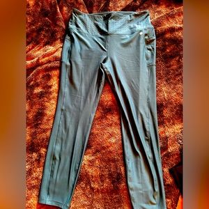 Dark Teal Leggings. 2X